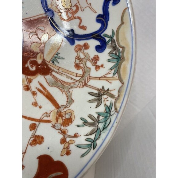 Antique Arita Ware Fukaumi Takeji Serving Plate late 1800's - Picture 6 of 9